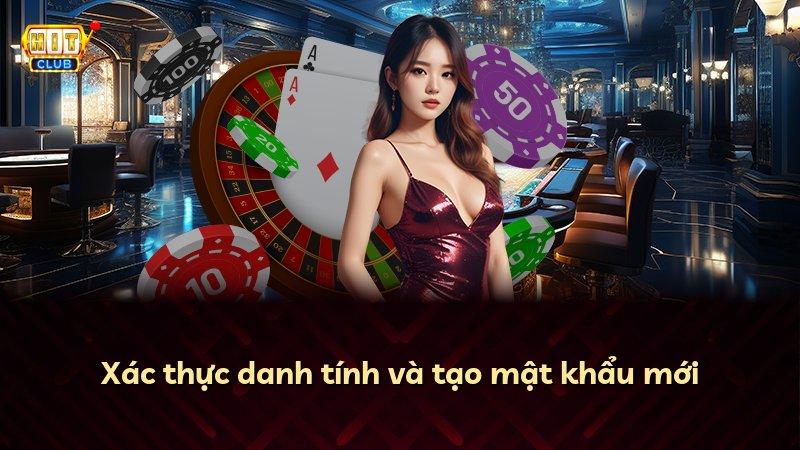 Xác thực danh tính và tạo mật khẩu mới